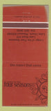 Matchbook Cover - Lodge of the Four Seasons Lake Ozark MO WEAR 30 Strike