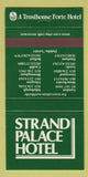Matchbook Cover - Strand Palace Hotels 30 Strike