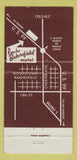 Matchbook Cover - Rancho Bakersfield Hotel CA 30 Strike
