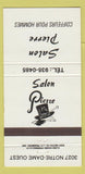 Matchbook Cover - Salon Pierre QC 30 Strike