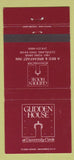 Matchbook Cover - Glidden House Cleveland OH  30 Strike