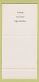 Matchbook Cover - Fish Market Baltimore MD 30 Strike