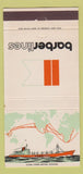 Matchbook Cover - Barber Lines Shipping 30 Strike