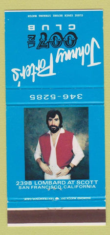 Matchbook Cover - Johnny Porter's 007 Club San Francisco CA 30 Strike