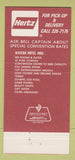 Matchbook Cover - Riviera Hotel Palm Springs CA 30 Strike