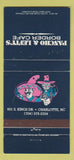 Matchbook Cover - Pancho & Lefty's Border Cafe Charlotte NC WEAR 30 Strike