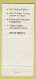 Matchbook Cover - Pancho & Lefty's Border Cafe Charlotte NC WEAR 30 Strike