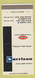 Matchbook Cover - Harrison Piping Supply Midland MI Detroit 30 Strike