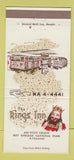Matchbook Cover - Kings Inn Hot Springs National Park AR 30 Strike