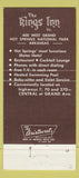 Matchbook Cover - Kings Inn Hot Springs National Park AR 30 Strike