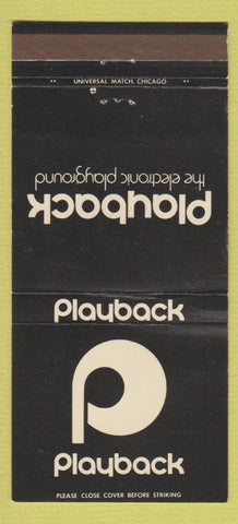 Matchbook Cover - Playback Electronics Stereo Sansui Teac Marantz 30 Strike