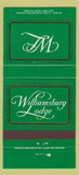 Matchbook Cover - Williamsburg Lodge VA 30 Strike