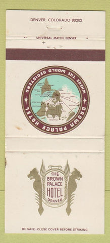 Matchbook Cover - Brown Palace Hotel Denver Colorado WEAR 30 Strike