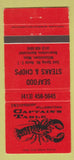 Matchbook Cover - Captain's Table Williamstown MA 30 Strike