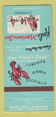 Matchbook Cover - Karl's Mariners Inn Northport LI NY 30 Strike
