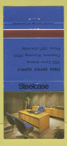 Matchbook Cover - Steelcase Office Furniture Cheyenne WY 30 Strike