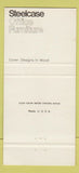 Matchbook Cover - Steelcase Office Furniture Cheyenne WY 30 Strike