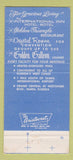 Matchbook Cover - International Inn Tampa FL 30 Strike