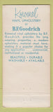 Matchbook Cover - Koroseal BF Goodrich Vinyl Upholstery tires 30 Strike