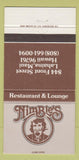 Matchbook Cover - Nimble's Restaurant Lahaina Maui Hawaii 30 Strike