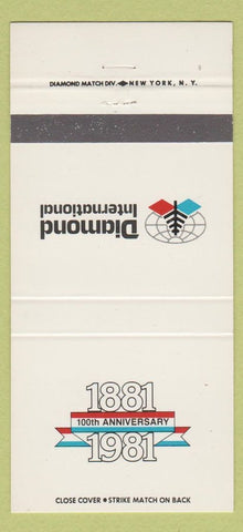 Matchbook Cover - Diamond International 1981 30 Strike