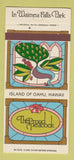 Matchbook Cover - Proud Peacock Waimea Falls Park Oahu Hawaii 30 Strike