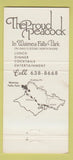 Matchbook Cover - Proud Peacock Waimea Falls Park Oahu Hawaii 30 Strike