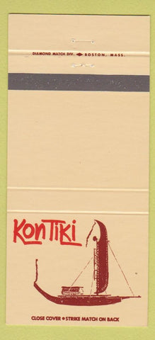 Matchbook Cover - Kon Tiki Sheraton Waikiki Hawaii 30 Strike