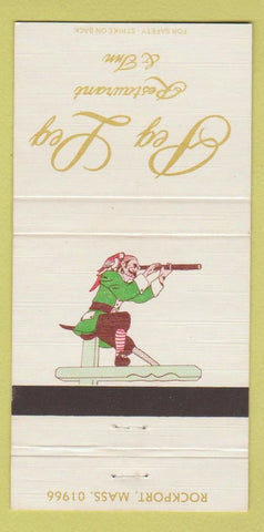 Matchbook Cover - Peg Leg Restaurant Rockport MA 30 Strike
