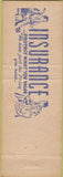 Matchbook Cover - William Penn Fraternal Club South Bend bowling girlie