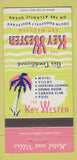 Matchbook Cover - Key Wester Motel Key West FL WEAR 30 Strike