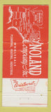 Matchbook Cover - Noland Company Plumbing Heating Gadsden AL 30 Strike