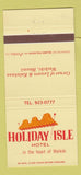 Matchbook Cover - Holiday Isle Hotel Waikiki Hawaii 30 Strike