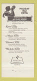 Matchbook Cover - Holiday Isle Hotel Waikiki Hawaii 30 Strike