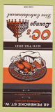 Matchbook Cover - OC's Lounge Pembroke ON Country Inn 30 Strike
