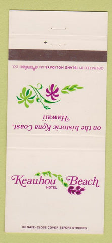 Matchbook Cover - Keauhou Beach Hotel Kona Coast Hawaii 30 Strike