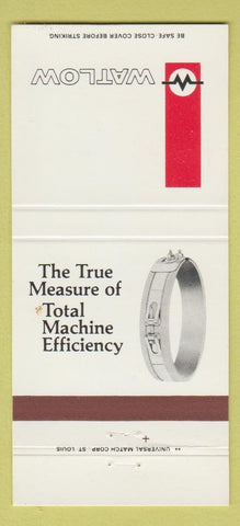 Matchbook Cover - Watlow WEAR 30 Strike