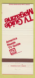 Matchbook Cover - TV Guide Magazine 30 Strike