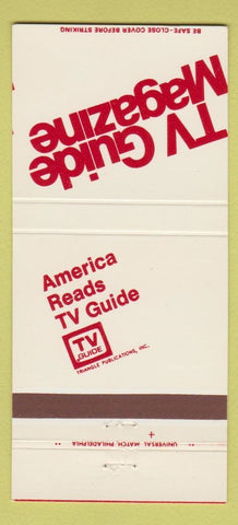 Matchbook Cover - TV Guide Magazine 30 Strike