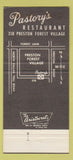 Matchbook Cover - Pastory's Lamplite Club Dallas TX 30 Strike