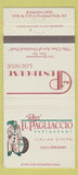 Matchbook Cover - Ross Il Pagliaccio Italian Ramada Overland Park KS 30 Strike