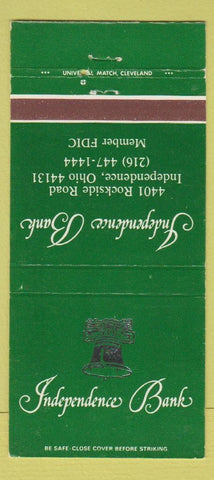Matchbook Cover - Independence Bank OH 30 Strike