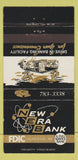 Matchbook Cover - New Era Bank  WEAR 30 Strike
