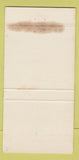 Matchbook Cover - New Era Bank  WEAR 30 Strike