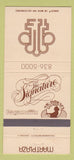 Matchbook Cover - The Signature Ragamuffin Holiday Inn Chicago IL 30 Strike