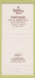 Matchbook Cover - The Signature Ragamuffin Holiday Inn Chicago IL 30 Strike