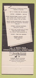 Matchbook Cover - Rockwell Mechanical Packing Los Angeles CA WEAR 30 Strike