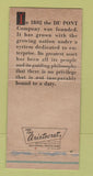 Matchbook Cover - DuPont 150th WEAR 30 Strike