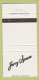Matchbook Cover - Jerry Spears Funeral Home Columbus OH 30 Strike