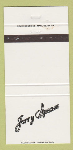 Matchbook Cover - Jerry Spears Funeral Home Columbus OH 30 Strike
